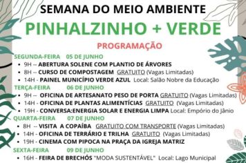 1ª Semana de Meio Ambiente de Pinhalzinho