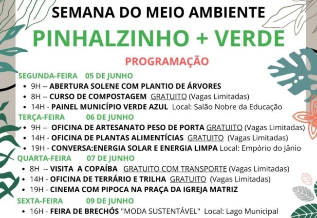 1ª Semana de Meio Ambiente de Pinhalzinho