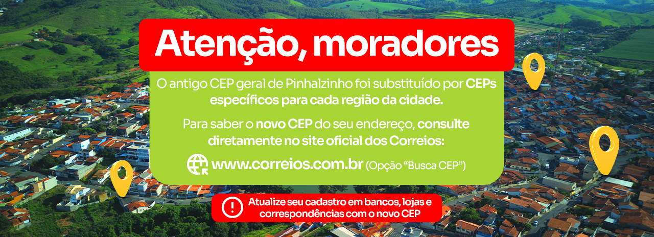 Atenção, moradores de Pinhalzinho!