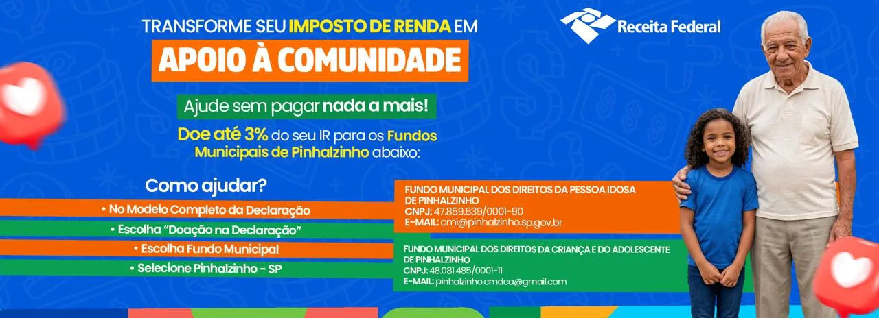 Seu imposto pode ir além!