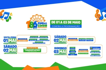 Pinhalzinho celebra 186 anos com grande programação especial!