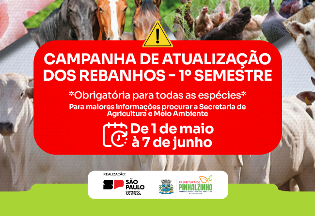 Atenção, produtores rurais de Pinhalzinho!