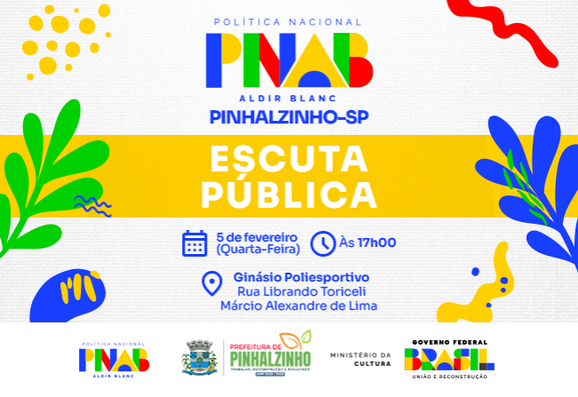 Escuta Pública sobre a aplicação da Política Nacional Aldir Blanc no município