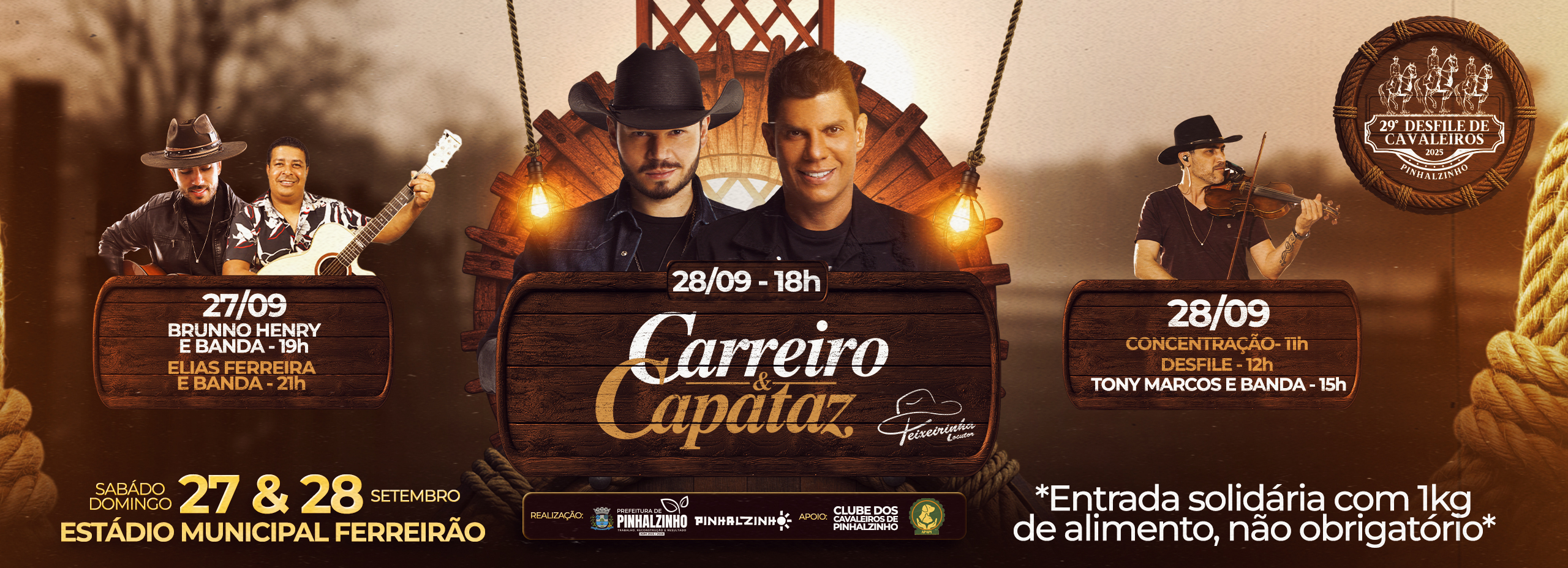 A festa já tem hora marcada!