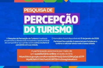 Pesquisa de Percepção do Turismo
