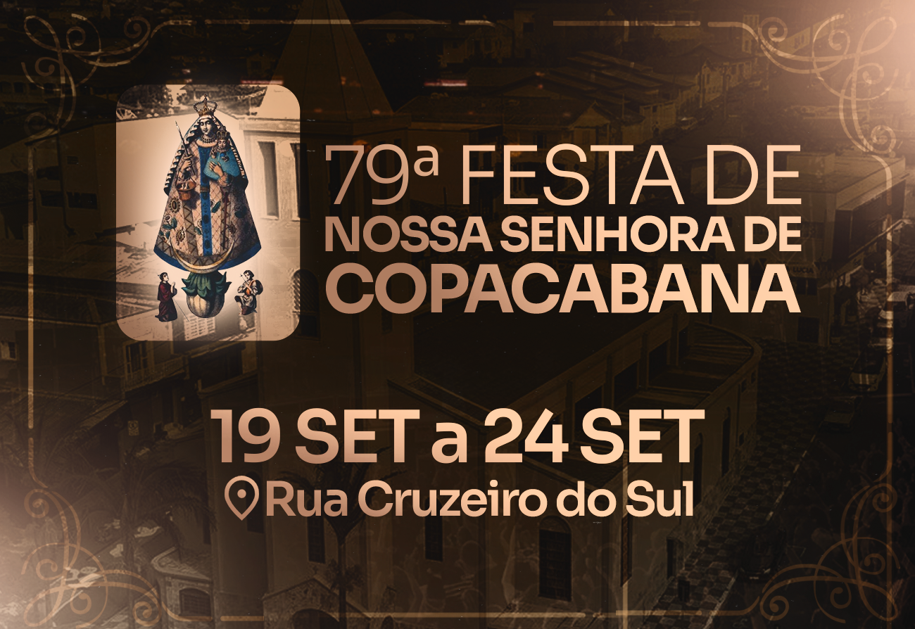 Pinhalzinho se prepara para a 79ª Festa de Nossa Senhora de Copacabana.